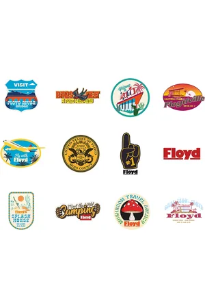 Floyd Sticker Set in