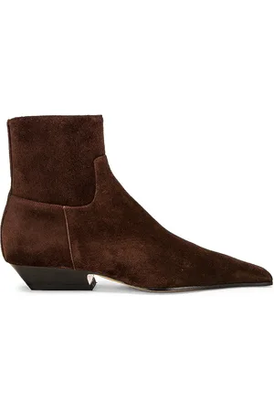Khaite Marfa Classic Flat Ankle Boot in