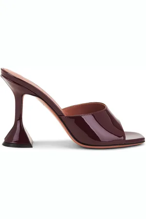 Amina Muaddi Lupita 95 Patent Slipper in