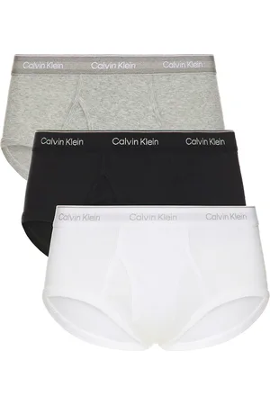 Calvin Klein Brief 3 Piece Set in Black Grey Heather & White