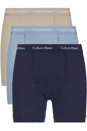 Calvin Klein Boxer Brief 3 Piece Set in New Navy Vintage Khaki & Troposphere