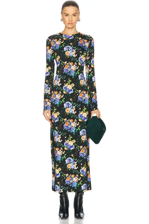 Paco rabanne Long Sleeve Maxi Dress in