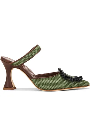 Manolo Blahnik Atika 90 Mule in
