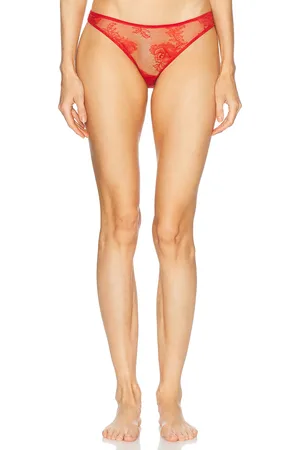 FLEUR DU MAL Bouquet Lace Cheeky Underwear in