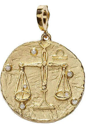 Azlee Of The Stars Libra Large Coin Charm in