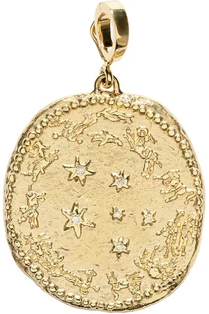 Azlee Zodiac Large Diamond Coin Charm in