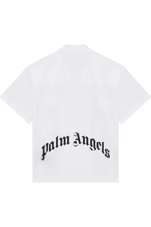 Palm Angels Curved Logo Classic Shirt in