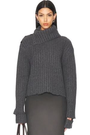 Helmut Lang Cut Out Sleeve Sweater in