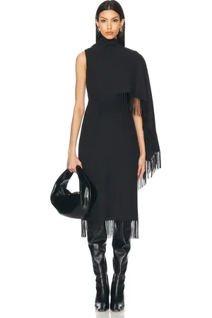 Oscar de la Renta Fringe Midi Dress in