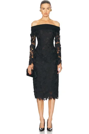 Oscar de la Renta Off The Shoulder Dress in