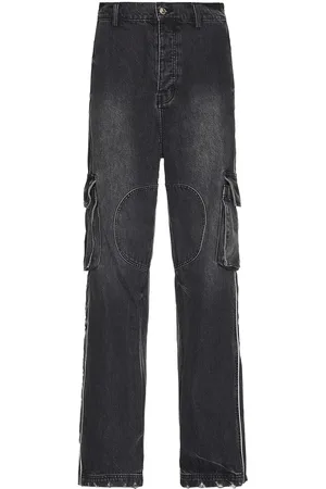 Nahmias Denim Track Logo Cargo Jeans in