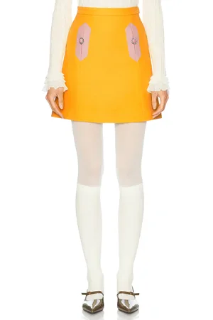 VALENTINO Crepe Couture Skirt in