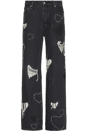 Nahmias Heart Patchwork Jeans in