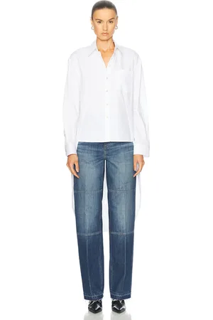 Helmut Lang Long Sleeve Button Up Top in