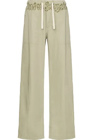 Palm Angels Waist Logo Loose Pants in