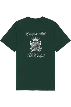 Sporty & Rich X Hotel Carlyle Crest T-Shirt in