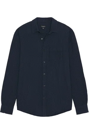 CLUB MONACO Herringbone Texture Shirt in