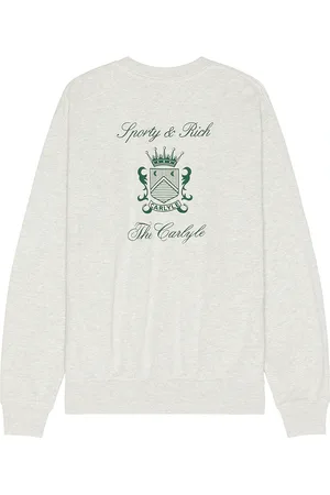 Sporty & Rich X Hotel Carlyle Crest Crewneck in