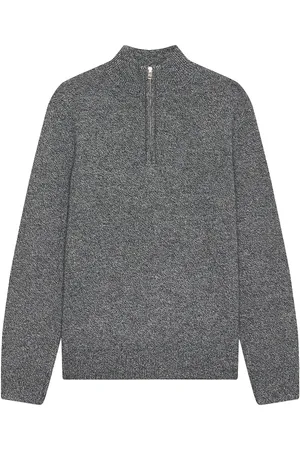 CLUB MONACO Cash Blend Quarter Zip Sweater in