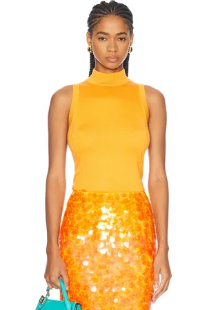 Carolina Herrera Mock Neck Top in