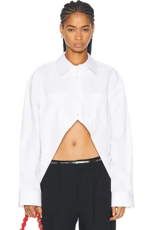 Alexander Wang Hi-low Button Up Top in