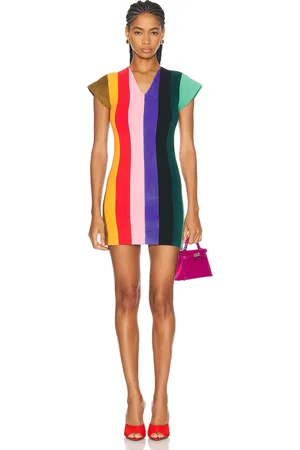 Christopher John Rogers Cap Sleeve Mini Dress in