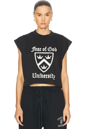 FEAR OF GOD Cropped Muscle T-Shirt in