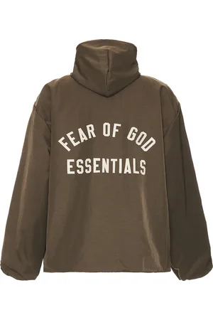 FEAR OF GOD Textured Nylon Hooded Coaches Jacket in