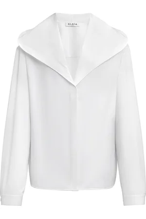 Alaïa Hooded Long Sleeve Top in