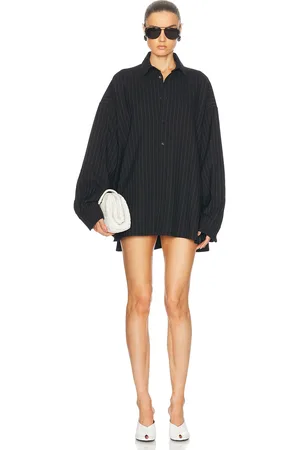 WARDROBE.NYC Oversize Shirt Mini Dress in