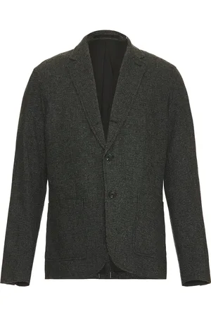 CLUB MONACO Wool Houndstooth Blazer in