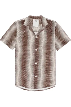 Oas Merlot Echo Cuba Net Shirt in