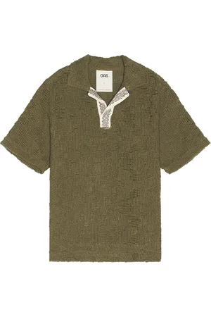 Oas Pine Verve Palmer Crochet Shirt in