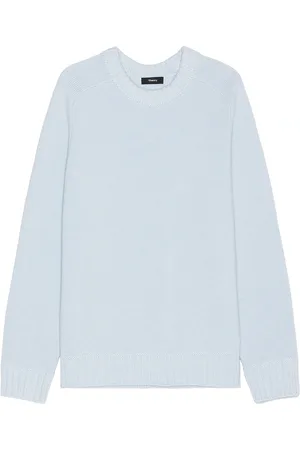 THEORY Heavy Wool Cashmere Crewneck Sweater in