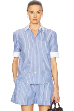 Marni Short Sleeve Button Up Top in