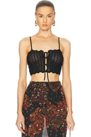 Saint Laurent Cropped Tank Top in