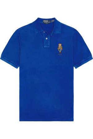 Ralph Lauren Short Sleeve Mesh Novelty Bear Polo Saltwash in
