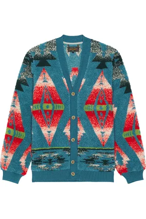 Beams Cardigan Boa Jacquard in