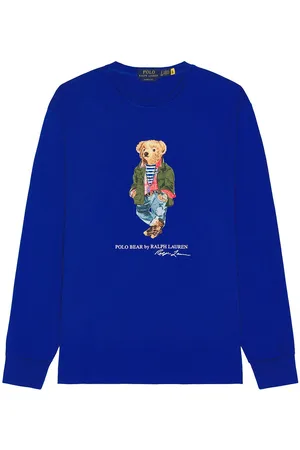 Ralph Lauren Long Sleeve Graphic Polo Bear T-Shirt in