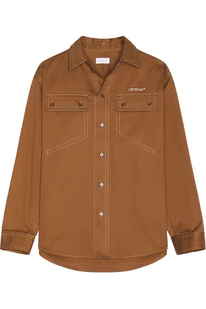 OFF-WHITE Stitch Milit Overshirt in
