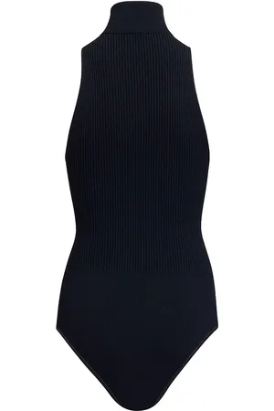 Alaïa High Neck Sleeveless Bodysuit in