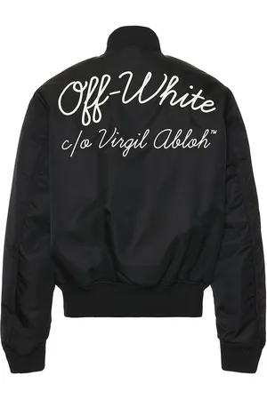 OFF-WHITE Script Bomber Jacket in