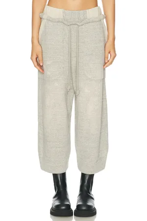 R13 Deconstructed Cropped Sweatpant in