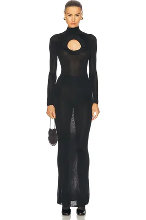 Self-Portrait X Christopher Kane Knit Cut Out Maxi Dress in