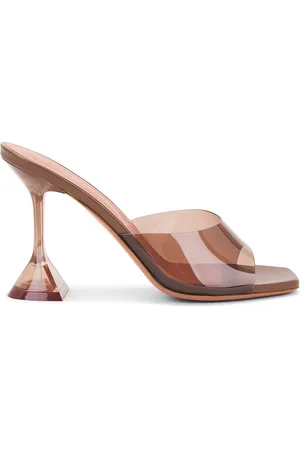 Amina Muaddi Lupita 95 Glass Slipper Mule in