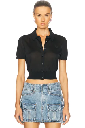 Alexander Wang Short Sleeve Cardigan in