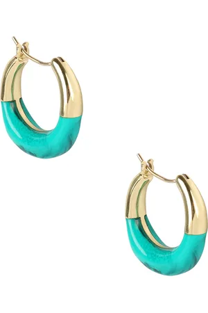 Dinosaur Designs Small Horn Hoop Earrings in