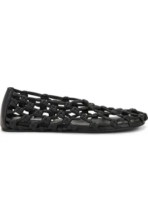 Jil Sander Woven Ballerina Flat in