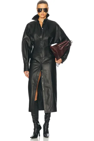The Attico Long Sleeve Midi Dress in