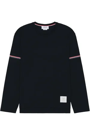 Thom Browne Rugby Fit Long Sleeve Tee in